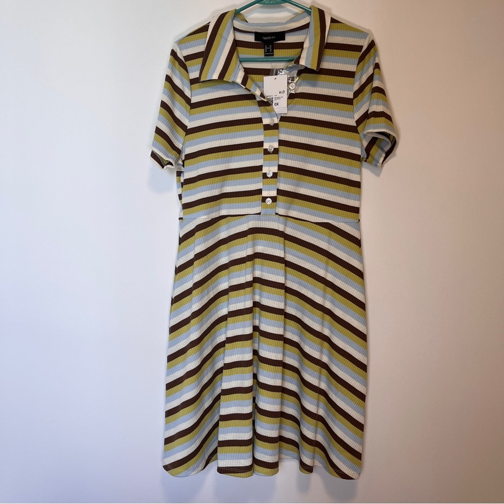 Forever 21 90’s inspired striped dress.